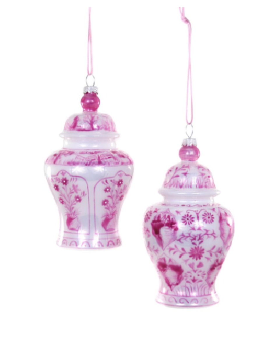 Pink Ginger Jar Ornament Pink Ginger Jar Ornament