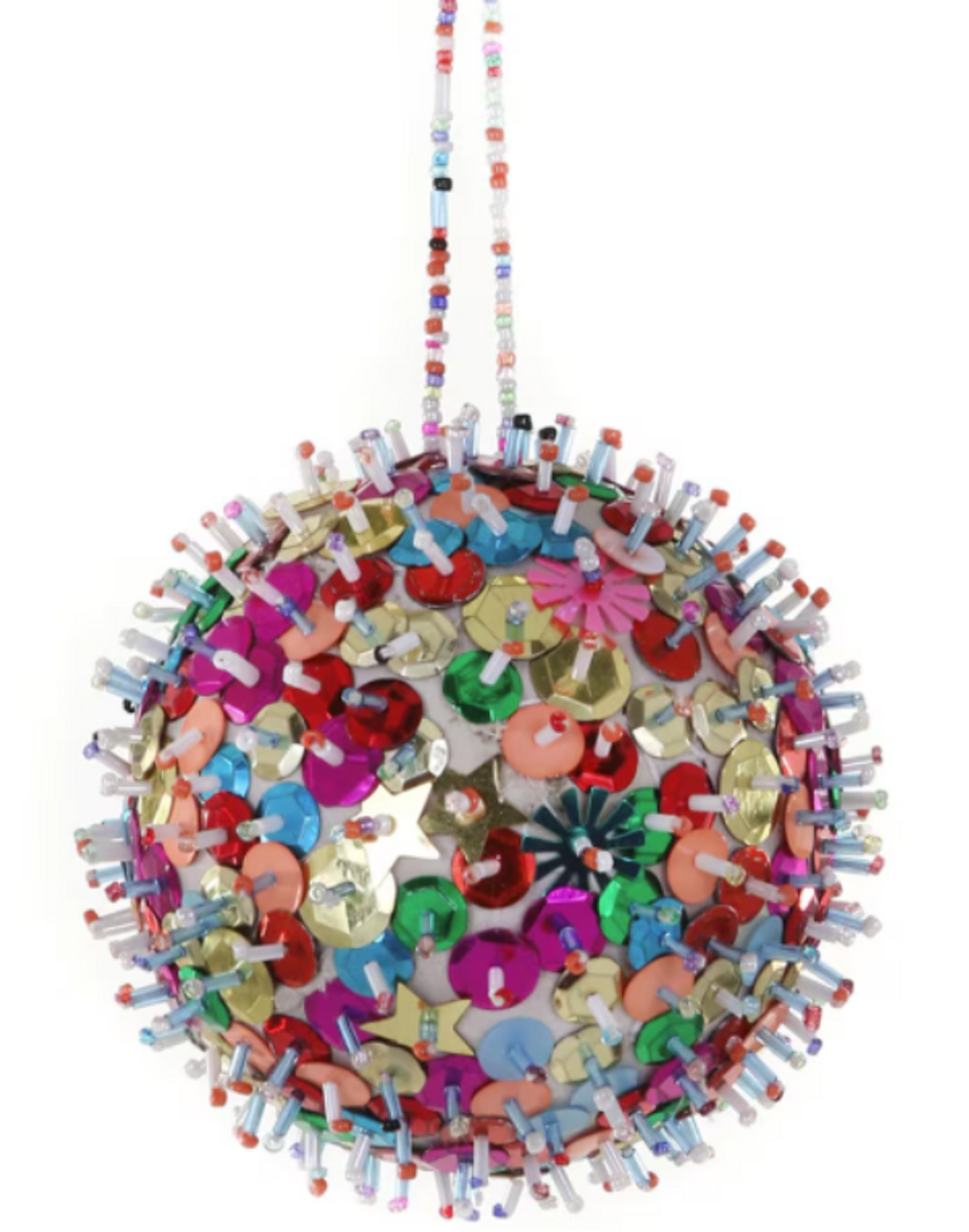 Large Beaded Bauble Ornament Large Beaded Bauble Ornament