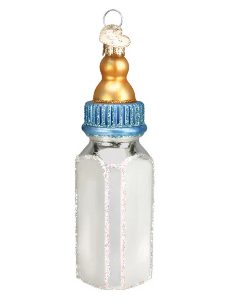 Baby Boy Bottle Ornament Baby Boy Bottle Ornament