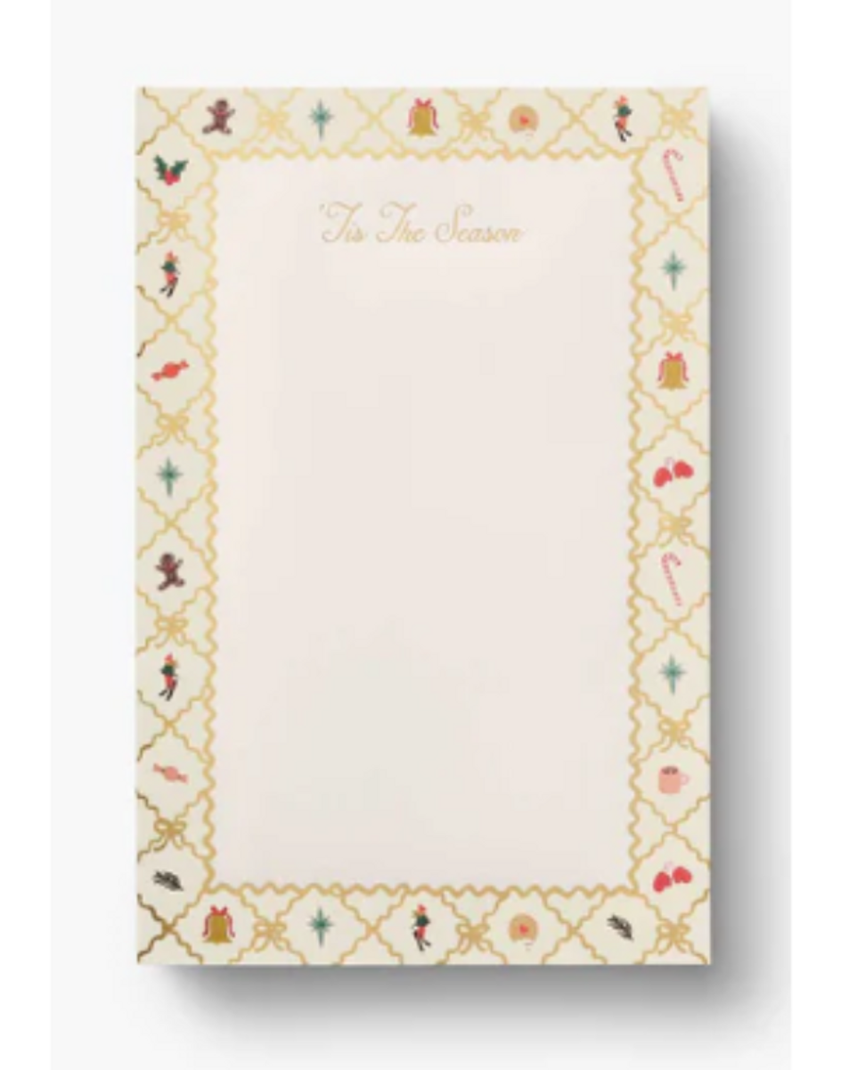 Christmas Argyle Notepad