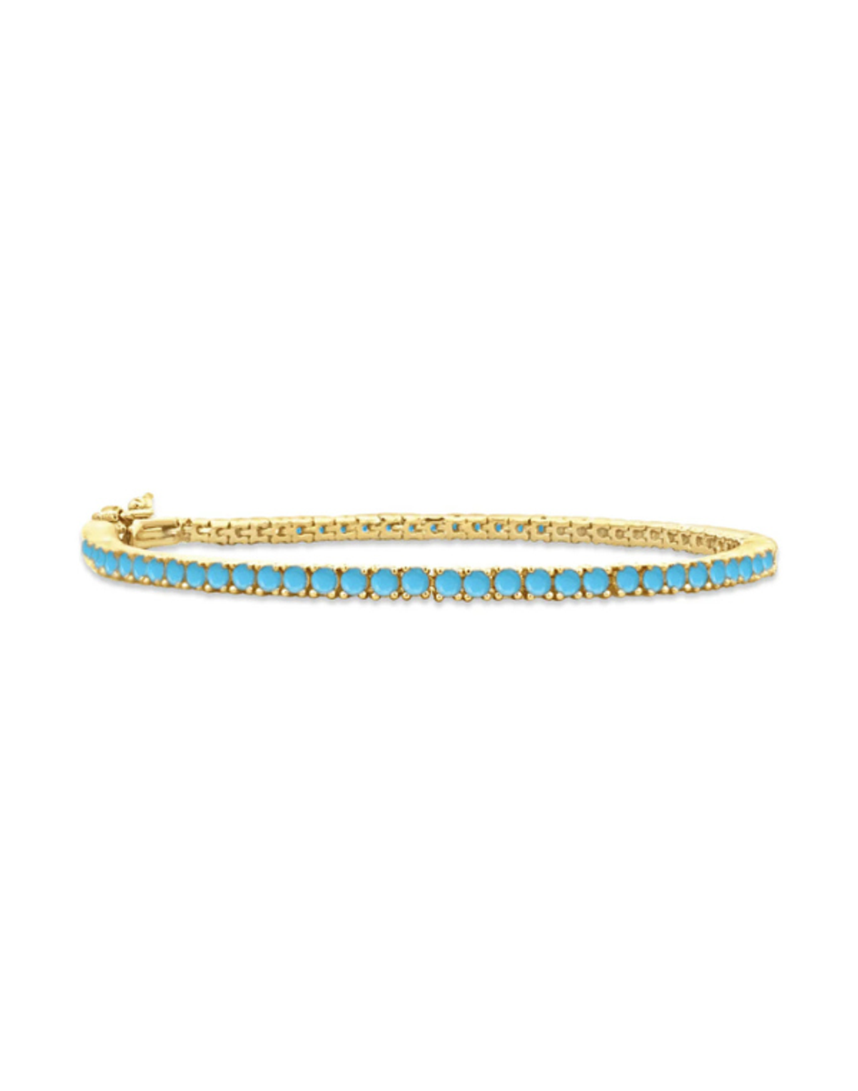 leMel Turquoise Tennis Bracelet leMel Turquoise Tennis Bracelet