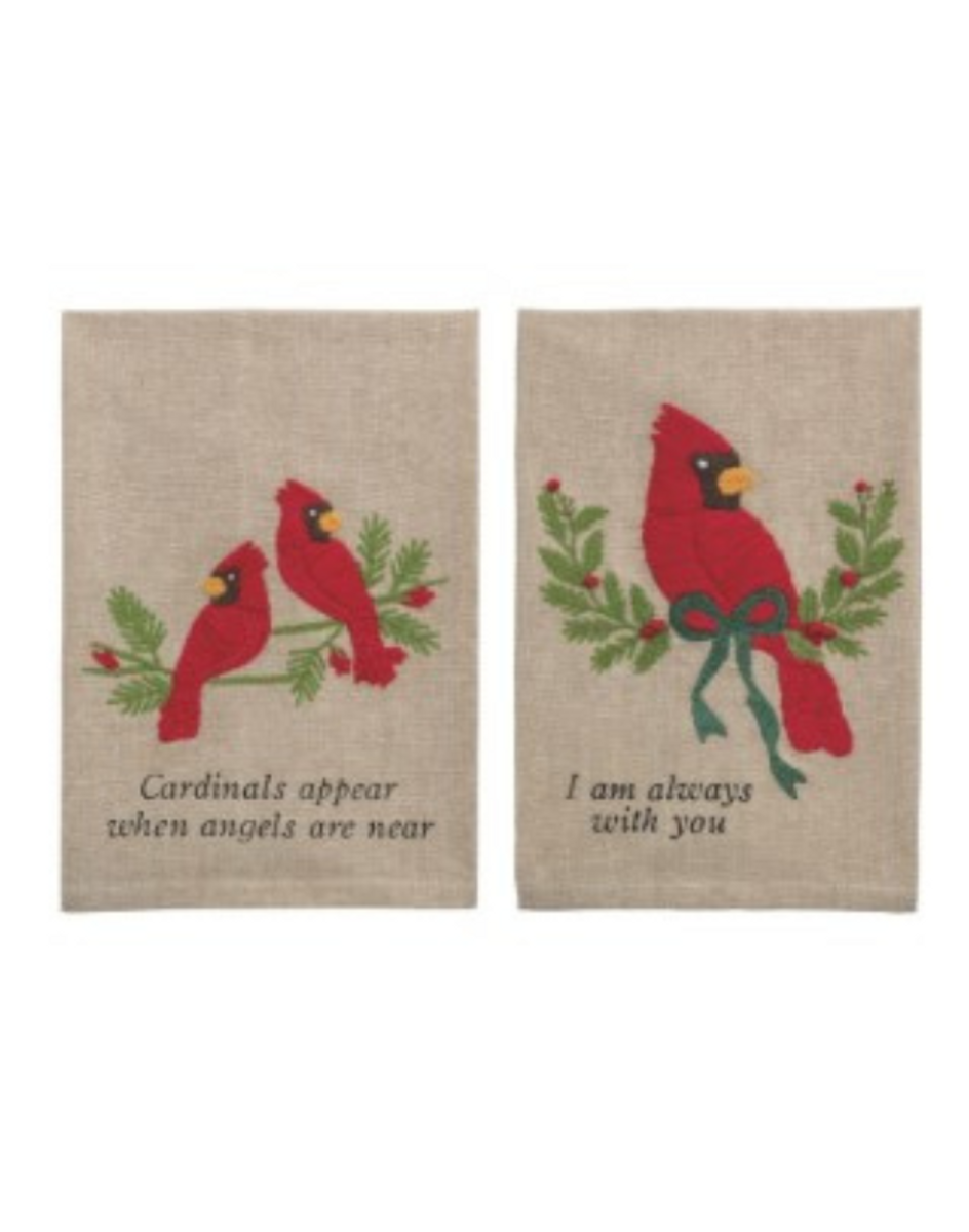 Cardinal Embroidered Towel Cardinal Embroidered Towel
