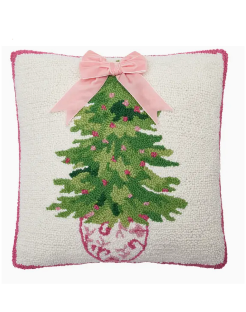 Chinoiserie Ribbon Tree Pillow Chinoiserie Ribbon Tree Pillow