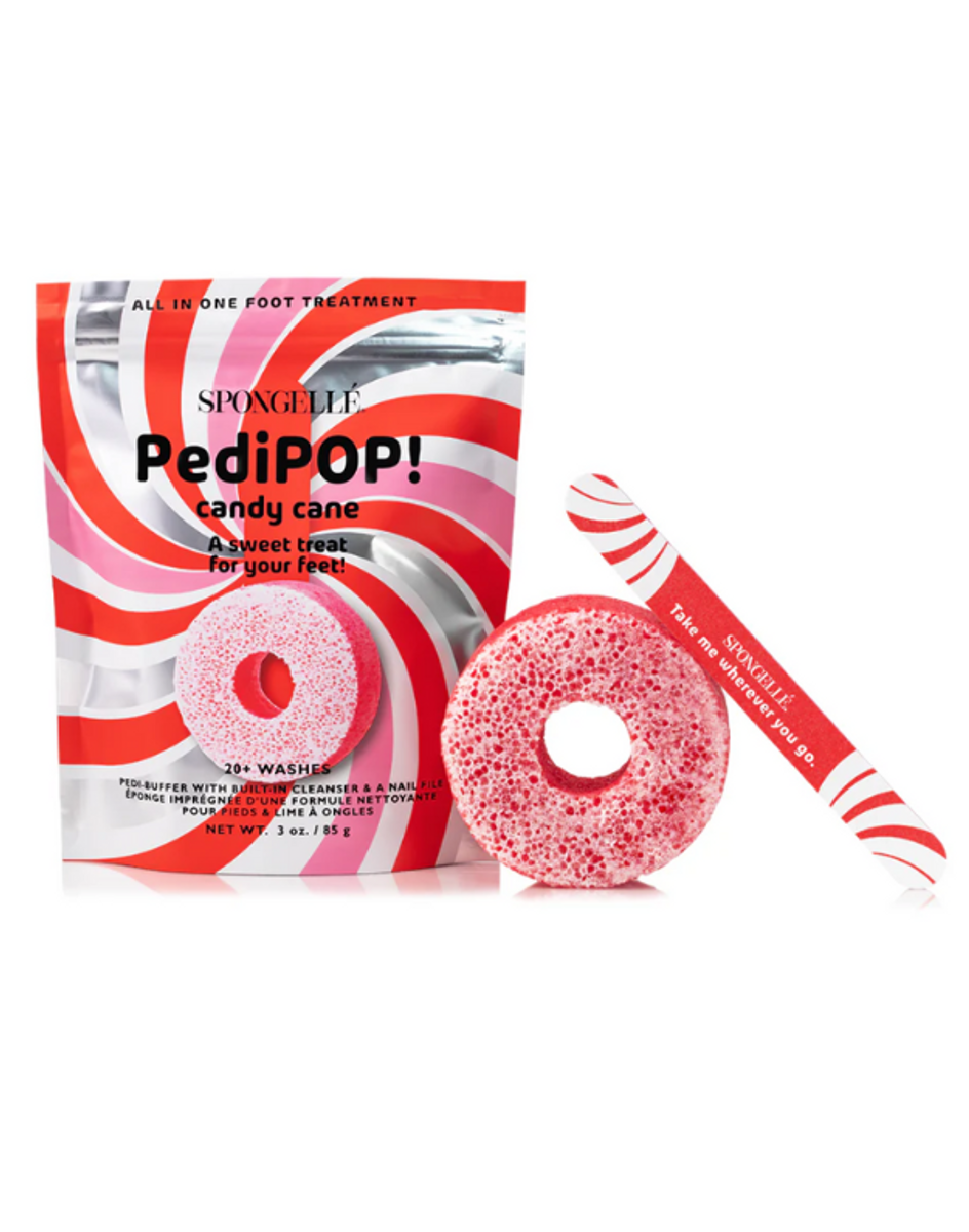 Holiday Pedi Pop Pedi Buffer--Candy Cane Holiday Pedi Pop Pedi Buffer--Candy Cane