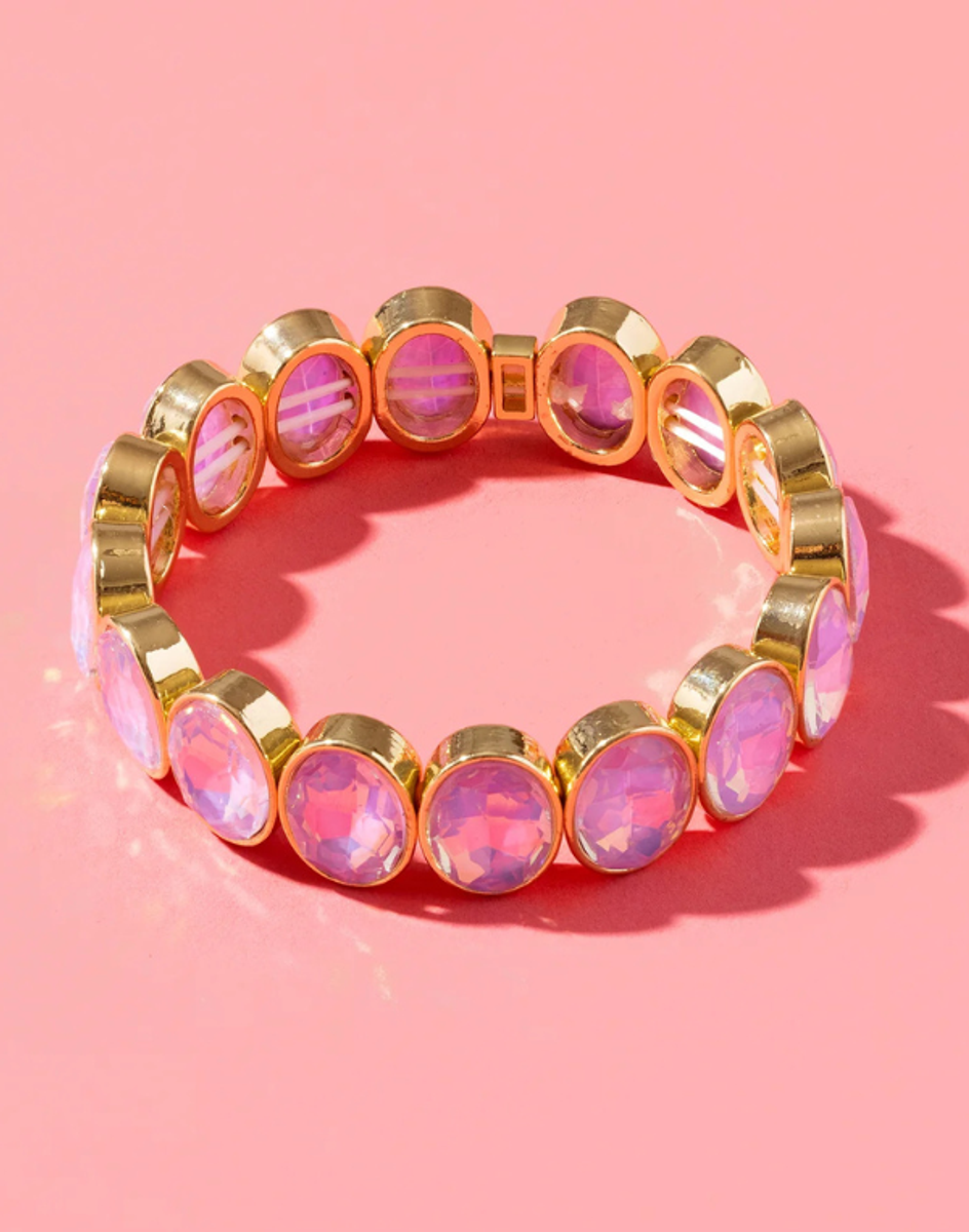 Olivia Bracelet - Gold/Pink Olivia Bracelet - Gold/Pink