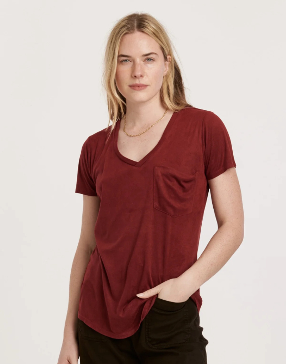 Phoenix Suede Tee - Compote Phoenix Suede Tee - Compote