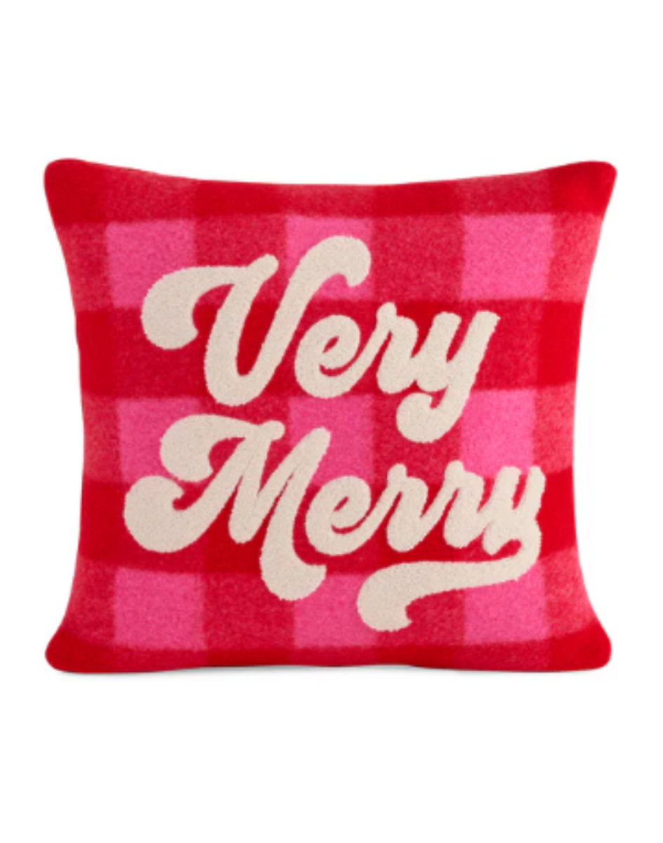 Very Merry Plaid Pillow