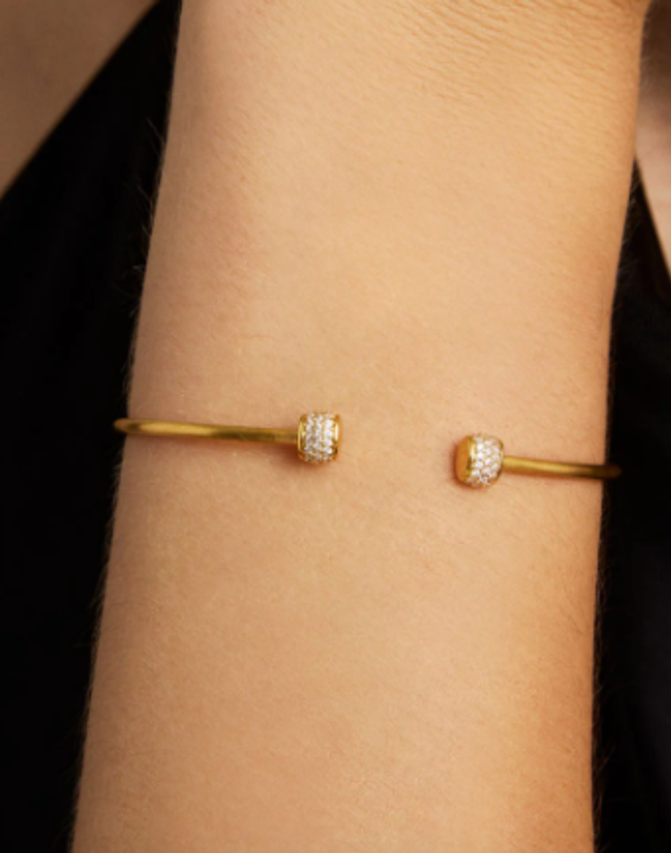 Juliettte Pave Twist Bangle Juliettte Pave Twist Bangle