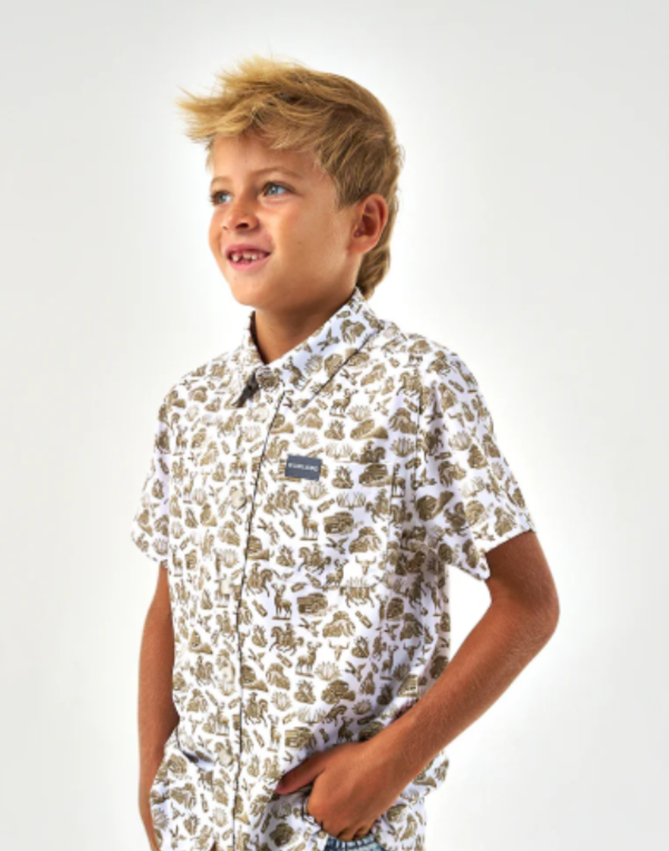 Youth Performance Button Up