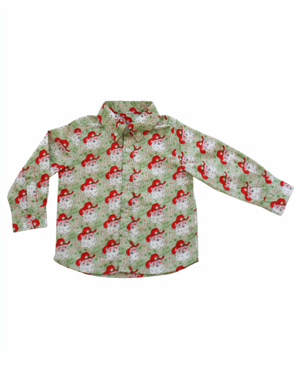 Ho Ho Howdy William Shirt - Green