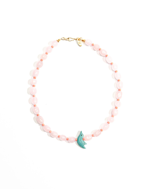 Turquoise Hummingbird Necklace