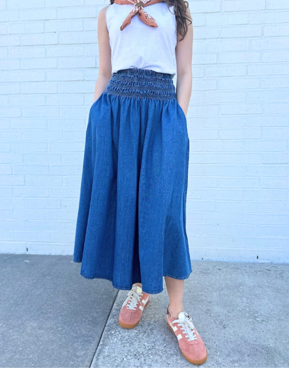 Ava Denim Skirt