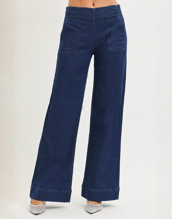 Shonda High Rise Wide Leg Jeans