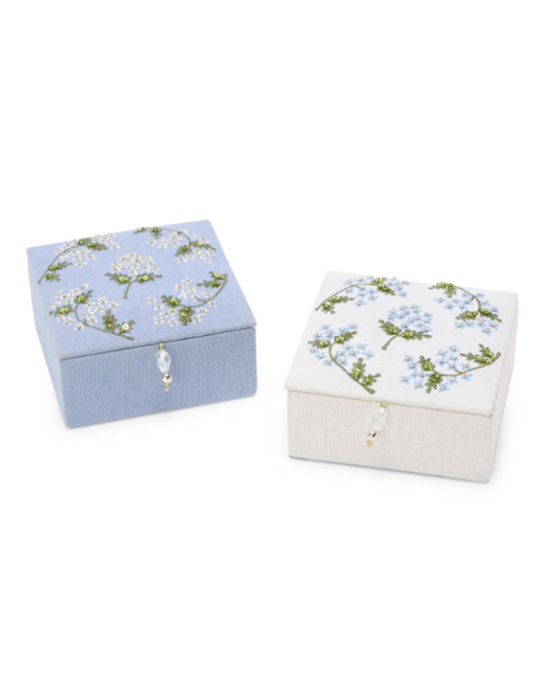 Hydrangea Small Jewelry Box