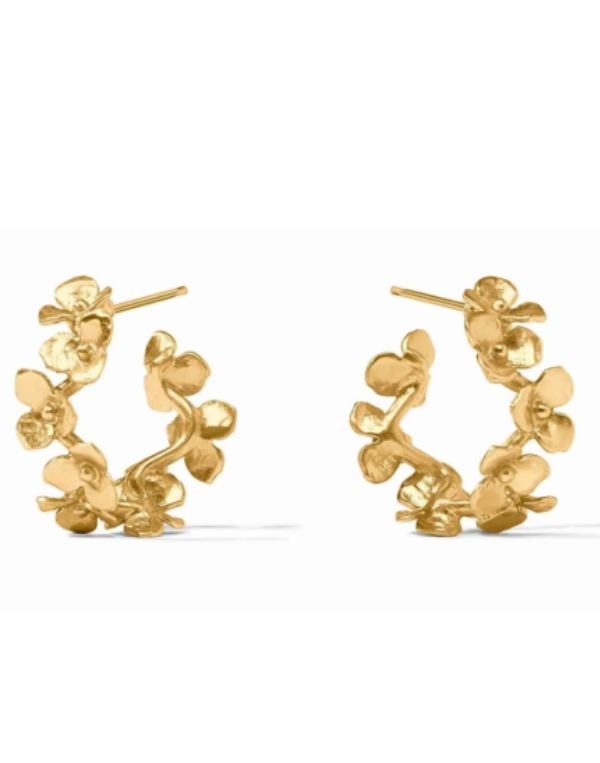 Julie Vos Bloom Hoop Gold - Medium