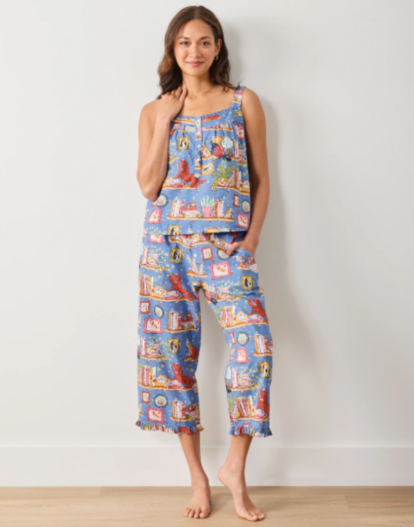 Back to Bed Cropped Pant Set - Unleashed Stories