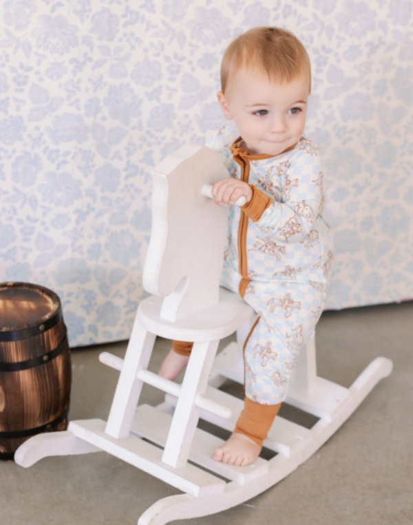 Cowboy Zipper Romper