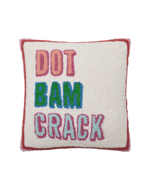 Dot Bam Crack Hook Pillow