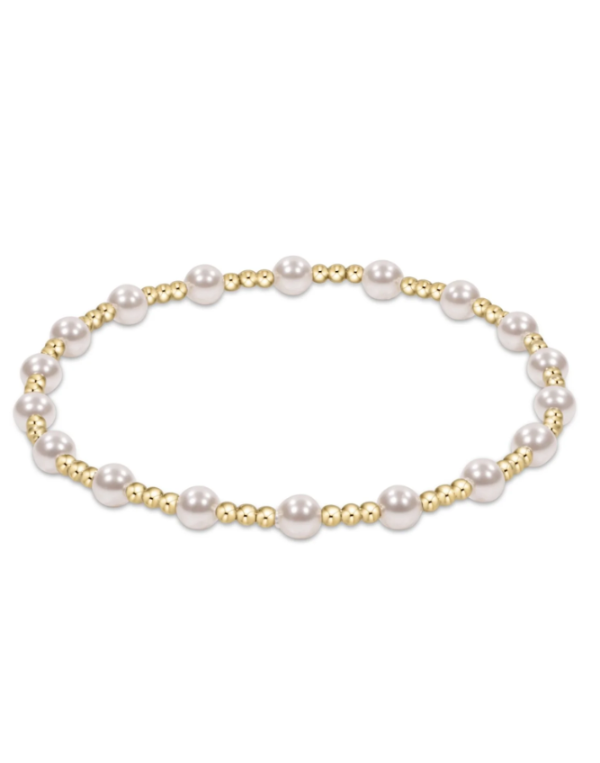 eNewton Classic Sincerity Pearl Beaded Bracelet