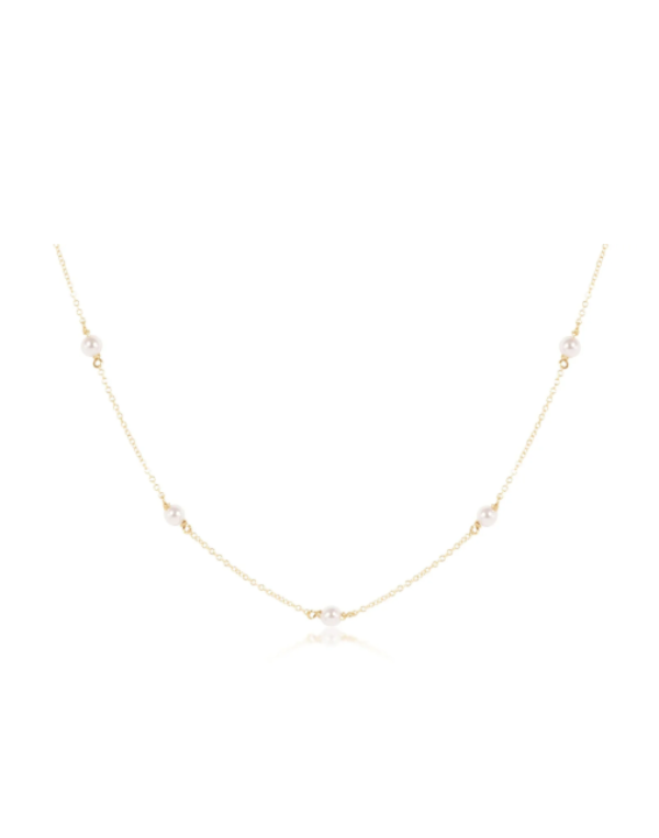 eNewton Simplicity Pearl Choker 4mm