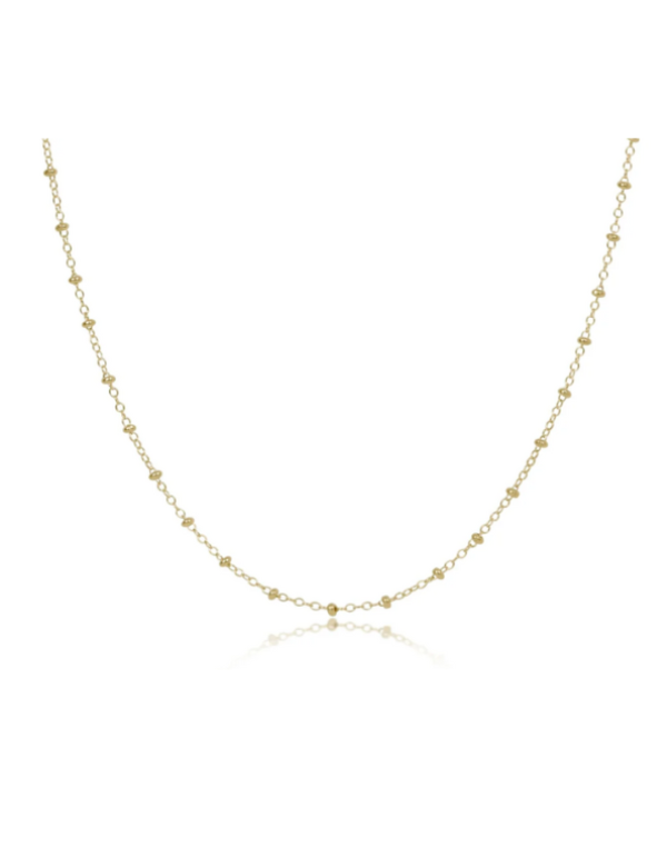 eNewton Choker Simplicity Gold Chain 15" 2MM