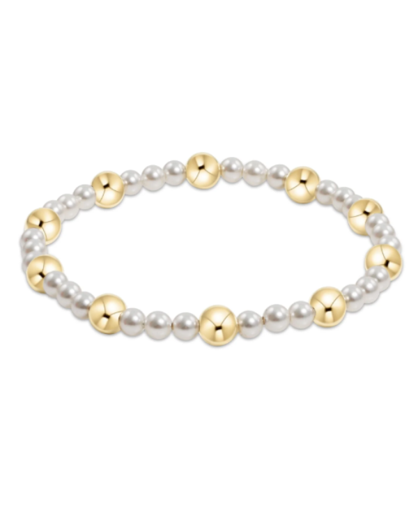 eNewton Sincerity Pattern Bead Bracelet--6mm