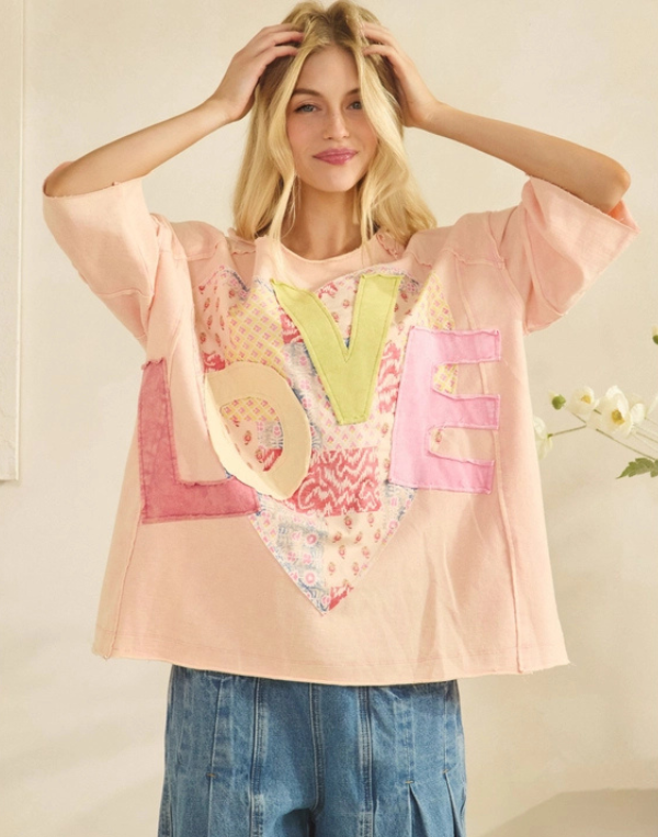 Love Patchwork Tee