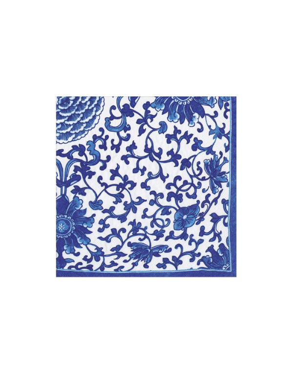 Indigo Garden Blue/White Cocktail Napkins