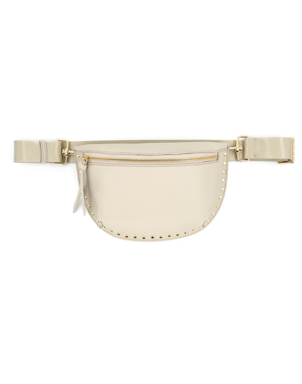 Fanny Pack with Studs - Ivory