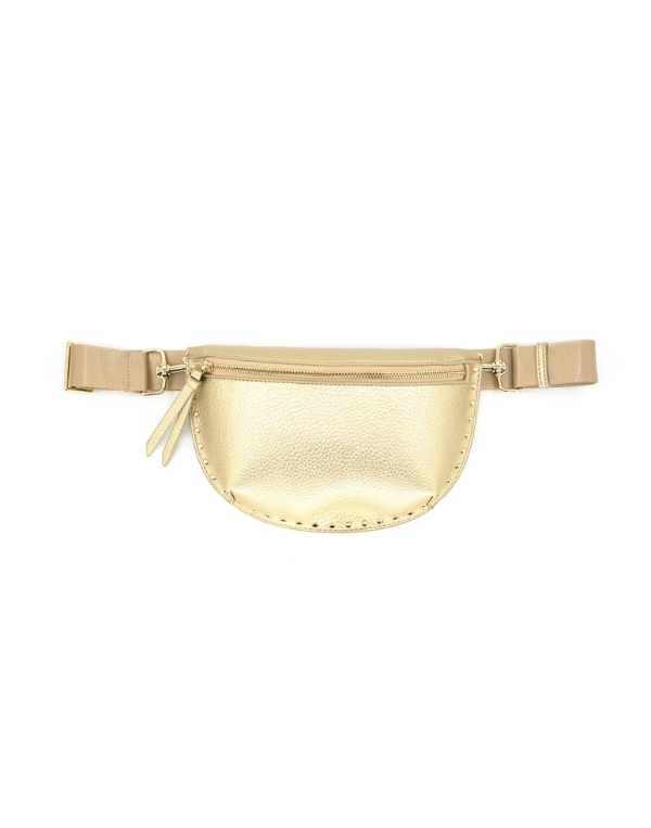 Fanny Pack With Studs - Gold
