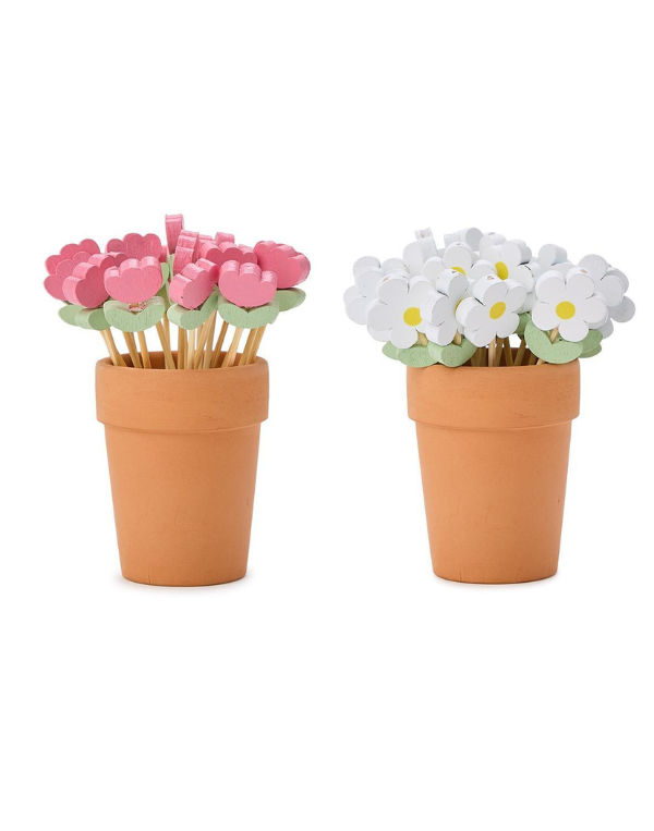 Flower Cocktail Picks - Assorted