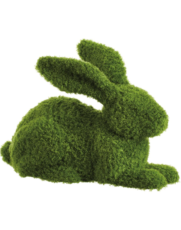11.5" Moss Covered Bunny