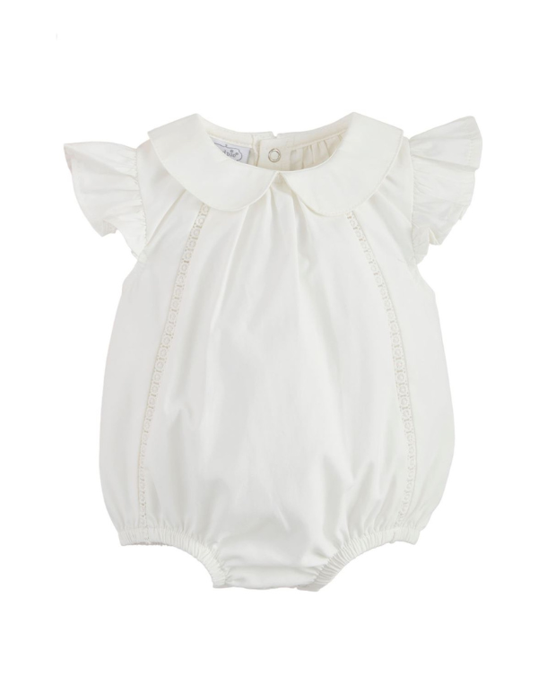 White Collared Poplin Bubble