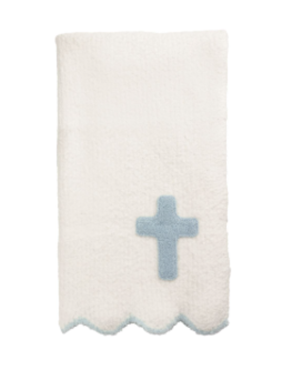 Chenille Cross Blanket
