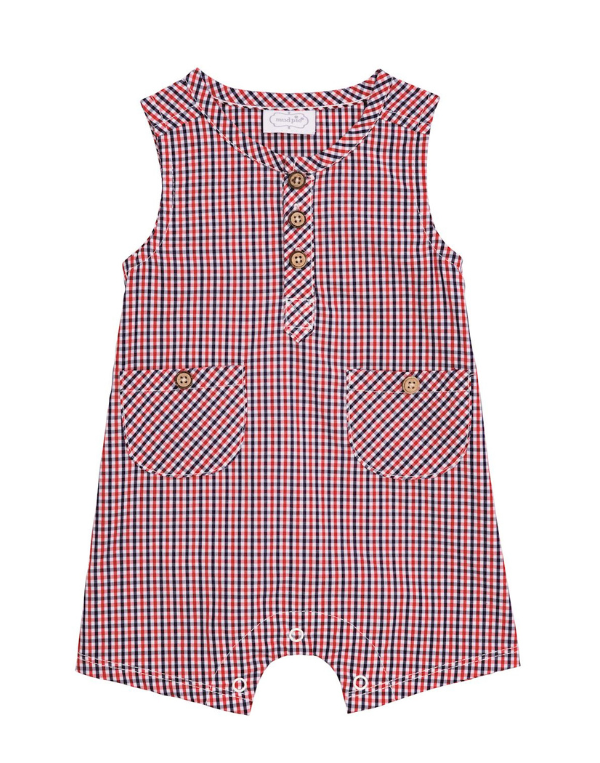 Red Gingham Romper