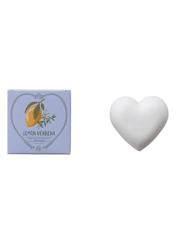 Lemon Verbena Heart Shaped Soap