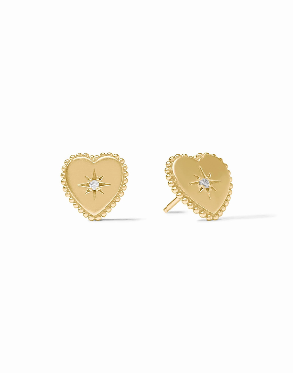Julie Vos Heart Stud