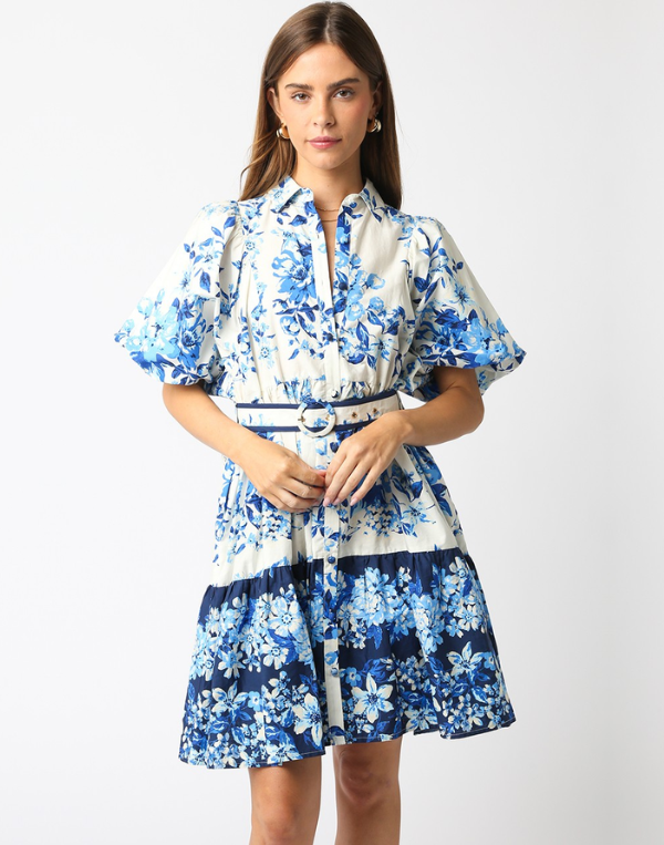 Linda Belted Dress