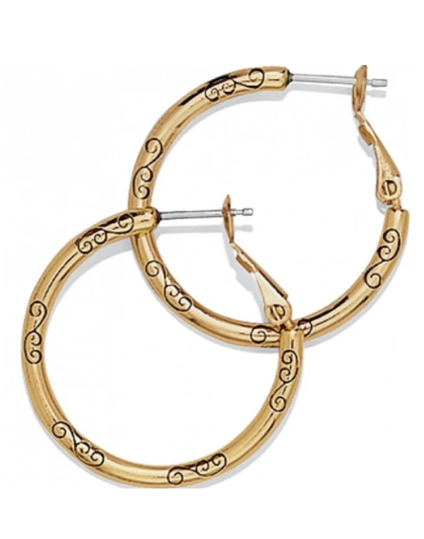 Brighton Small Hoop Charm Earring Silver