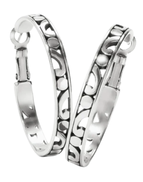 Brighton Contempo Medium Hoop Earrings