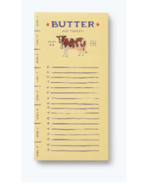 Butter Not Forget Market Pad