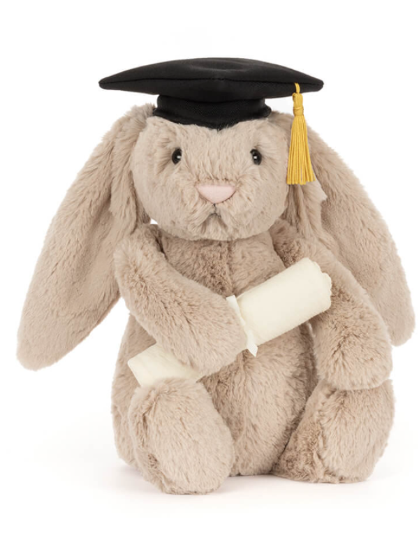 Jellycat Bashful Bunny Graduation Outfit