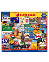 I Love Texas 1000 Piece Puzzle