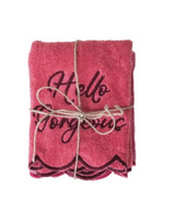 Scalloped Wash Cloths