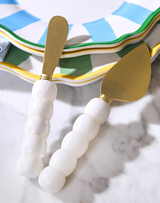 Beaded White Spreaders