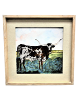 16x16 Queen in Bluebonnets Framed Print (IN STORE PICK UP ONLY)