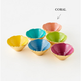 Colored Enamel and Gold Bowls