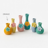 Ceramic Mini Bud Vase With Flower