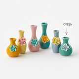 Ceramic Mini Bud Vase With Flower