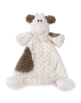 Mozzer Cow Rattle Blankie